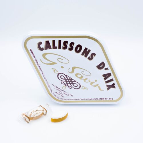 Calissons d'Aix - traditionnelle boite losange - 230g