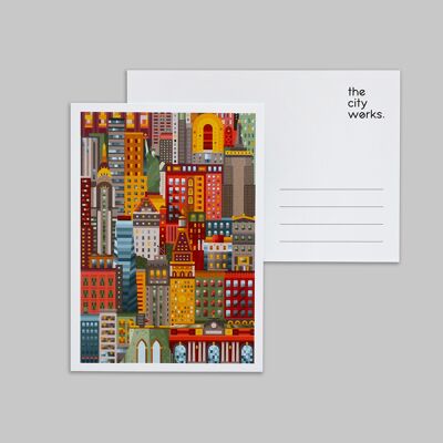 Carte postale de la ville de New York