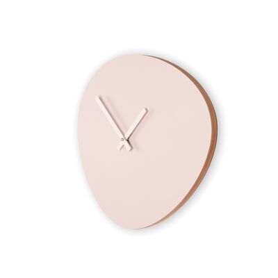 KLOQ wall clock 'Pebble' Sandy Grey & Warm White