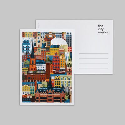 Carte postale de Stockholm