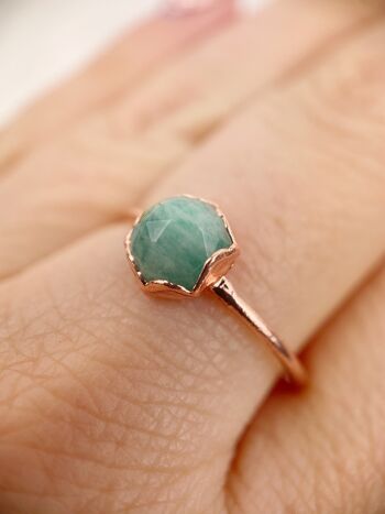 Bague Amazonite - Taille T 2