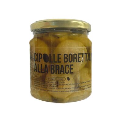 Légumes - Cipolle Borettane alla brace - Oignons Borettane braisés sous huile d'olive (280g)