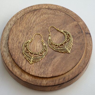 Boucles d'oreilles pendantes "JIVA"