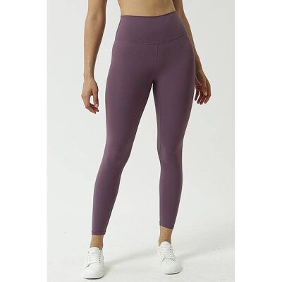 High Waisted Airbrush Leggings Soft Purple