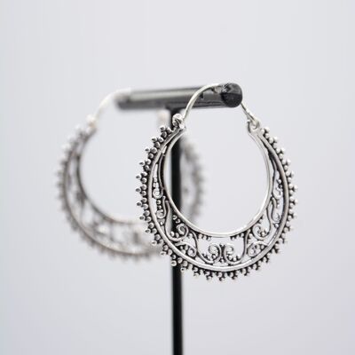 Silver Hoops "NARADA"