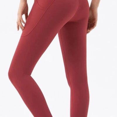 Leggings With Pockets Ruby Red