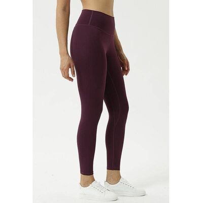 High Waisted Airbrush Leggings Mahogany