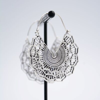 Boucles d'oreilles pendantes "AHIMSA"