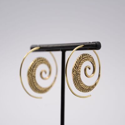 spiral earring "TULASI"