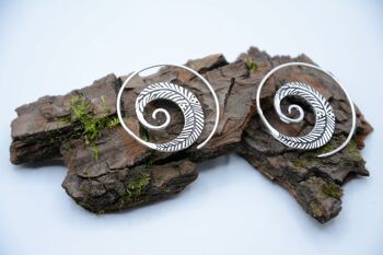 boucle d'oreille spirale "TULASI" 5