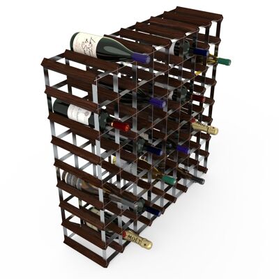 72 Bottle Wine Rack - Dark Pine