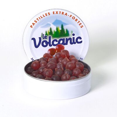 Le Volcanic Bonbons mit Kiefern-Eukalyptus-Geschmack – 70-mm-Format – 50 g Bonbons