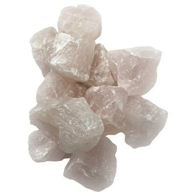Pack de cristaux bruts taillés bruts, 1 kg, quartz rose