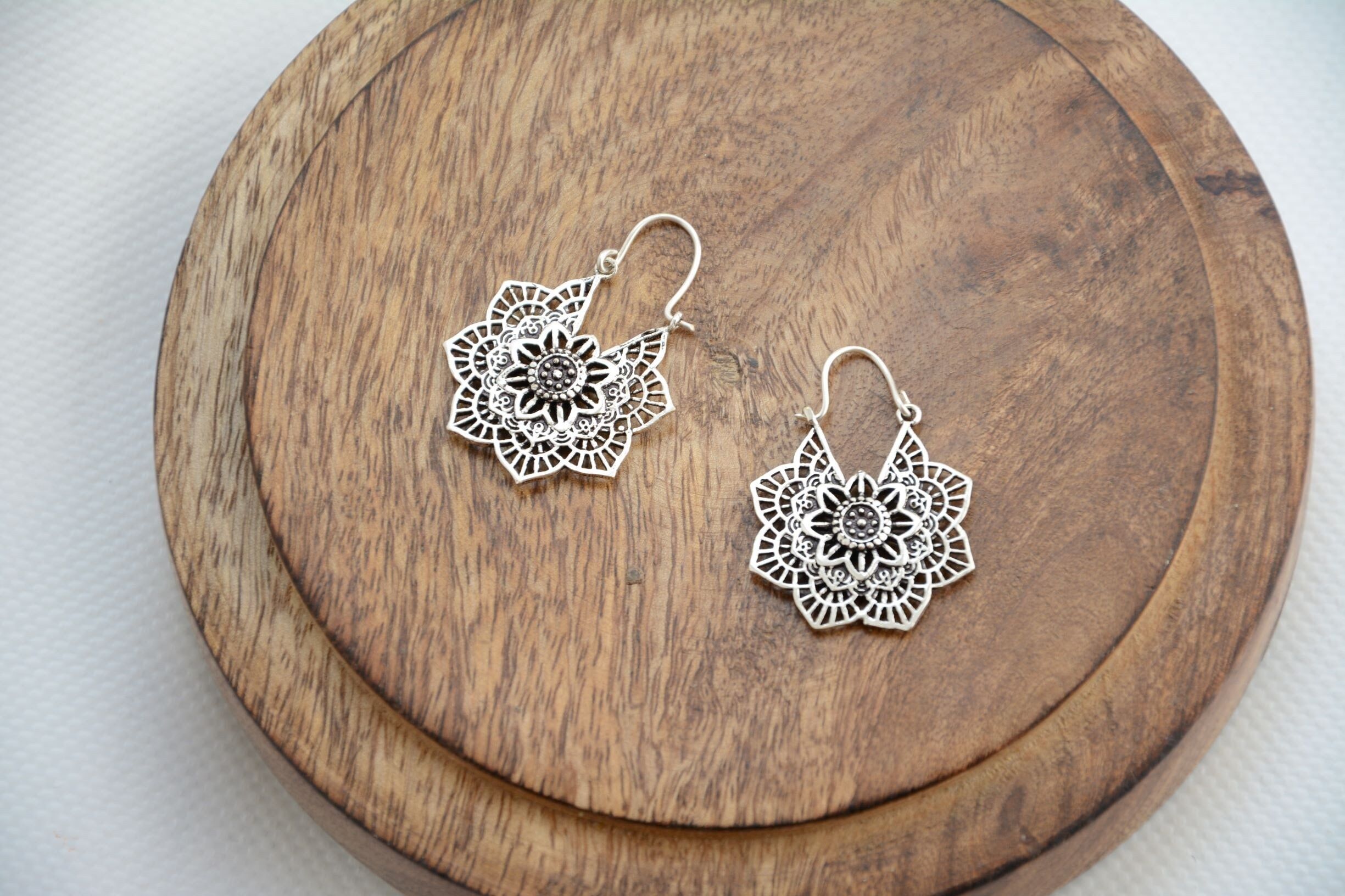 Orecchini tribali | orecchini a goccia indiani | Fiorito