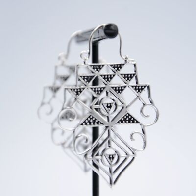 Silver hoop earrings | Egypt