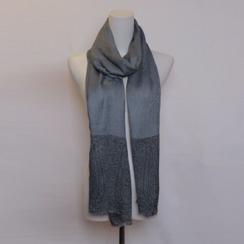 Indischer Pashmina Schal | silber