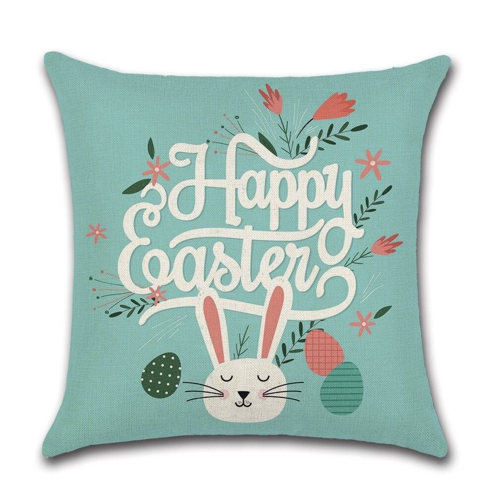 Fodera per cuscino Pasqua - blu