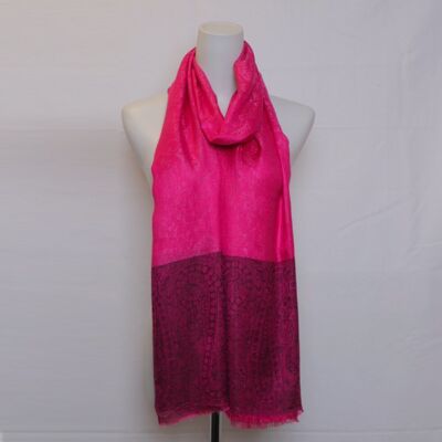 Indian pashmina scarf | pink