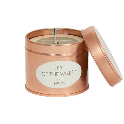 Lily of the Valley Tin Candle No 221
