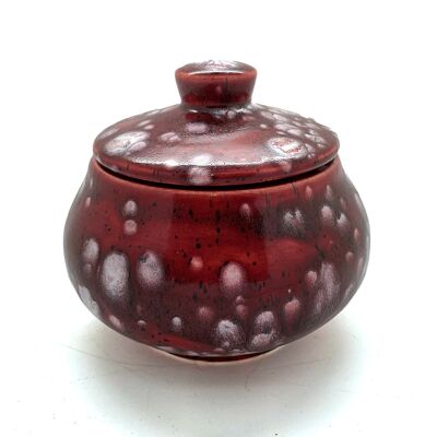 Ceramic Dovedale Sugar Bowl - Lava Red