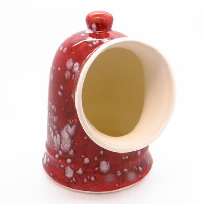 Ceramic Dovedale Salt Pig - Lava Red