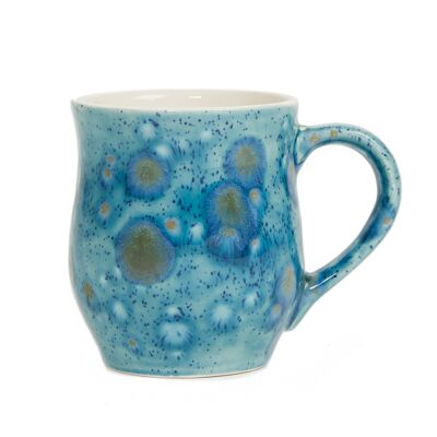 Ceramic Dovedale Barrel Mug - Mermaid Blue