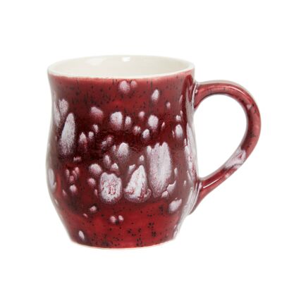 Ceramic Dovedale Barrel Mug - Lava Red