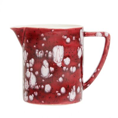 Ceramic Dovedale Custard Jug - Lava Red