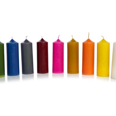 Unscented Pillar Candles 2