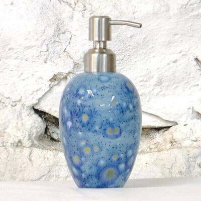 Ceramic Liquid Soap Dispenser - Mermaid Blue