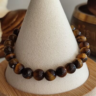 8mm Tiger Eye Bracelet