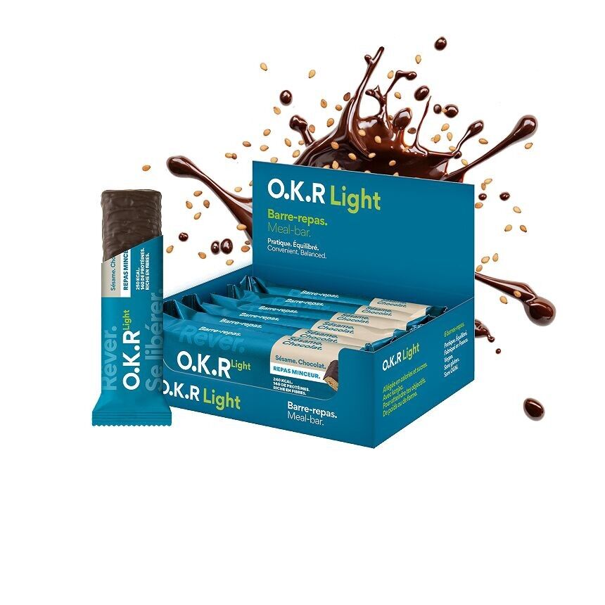 Barrita vegana adelgazante rica en proteínas de sésamo. Chocolate.