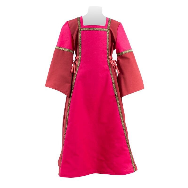 pink medieval dress Princess Dress: & Renaissance Styles The fitted upper sleeves drape from the elbow into extra Buy wholesale PINK LADY DRESS
