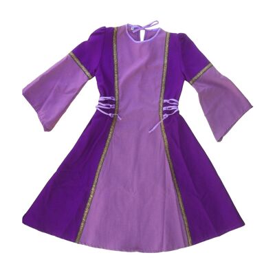 Violettes historisches Damenkleid