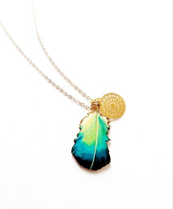 Collier Joni - Vert Turquoise 3