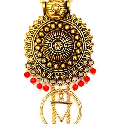 Collier Amara - Corail Rouge