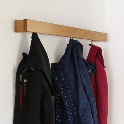 Garderobe VESTA - 100cm 6 Haken - Eiche