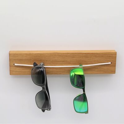 Porte-lunettes SPECULA - corde chêne blanc - patin adhésif (pas de perçage nécessaire)