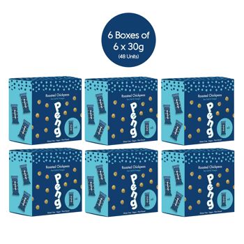 Multipack 6 x 30g PENG Pois Chiches Rôtis Sel Marin & Vinaigre 4