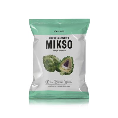 MIKSO Chips vegetales de alcachofa 30g