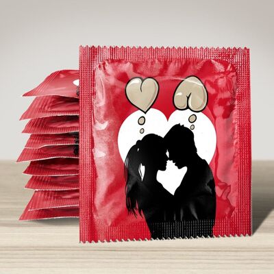 Kondom: dachte Mann / Frau - Valentinstag-Kollektion