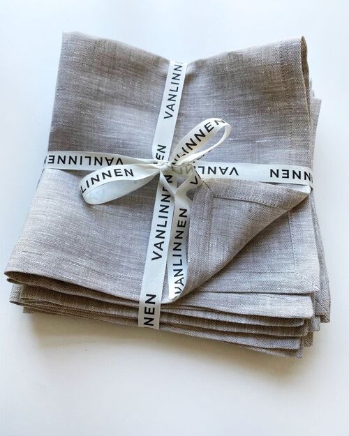 Flax napkins 4pcs