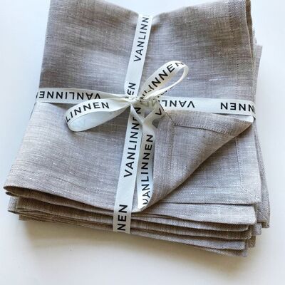 Serviettes en lin 4pcs