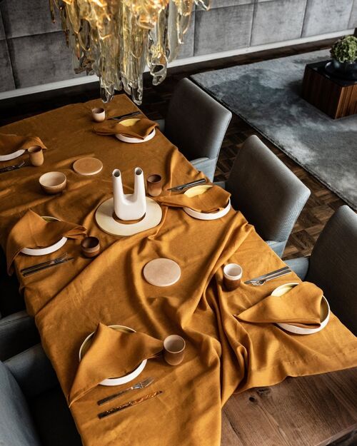 Tablecloth saffran 150x240