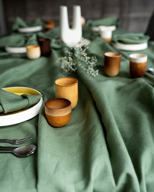 Tablecloth olive 170x300