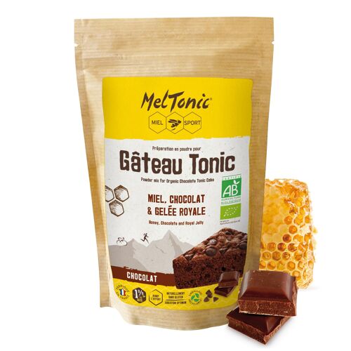 Gateau tonic bio miel & chocolat