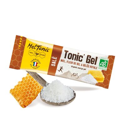 GEL ENERGIA SALATO BIOLOGICO - MIELE, FLEUR DE SEL DE GUERANDE, PAPPA REALE