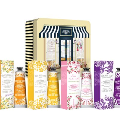 IKP Shop Metal Box - 4 Hand creams with case