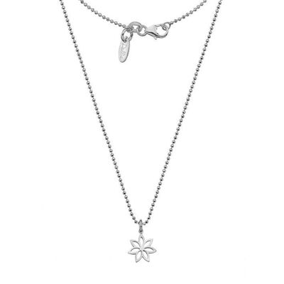 Halskette mit Diamantschliff-Blumen