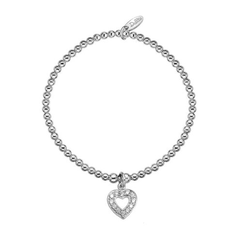 Open Heart Sparkle Bracelet